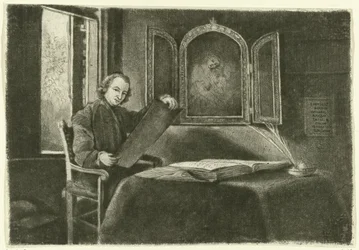 Ritratto di Ponce-François Copette come Abraham Francen