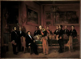 Consiglio dei Ministri al Palazzo delle Tuileries, il Maresciallo Soult presenta a Luigi Filippo I la legge di reggenza il 15 agosto