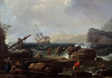Scena di naufragio