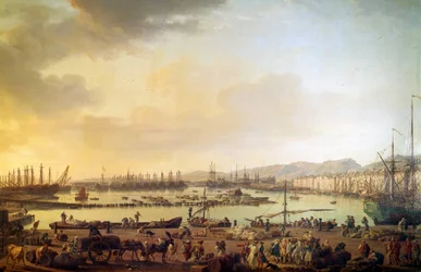 Veduta del porto di Tolone