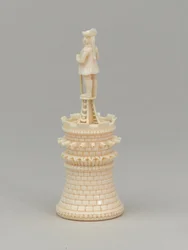 Torre bianca, pezzo degli scacchi, India