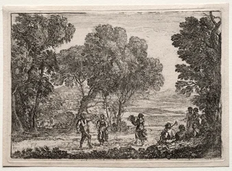 Paesaggio con danza campestre (Piccola tavola)
