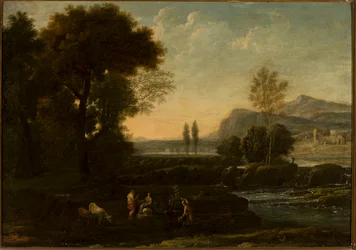 Paesaggio con pastori