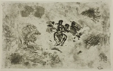 Donna seduta e altri schizzi