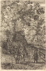 Pastore con quattro capre (Les quatre chèvres)
