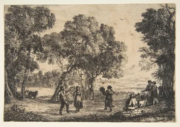 La danza campestre (Piccola lastra)