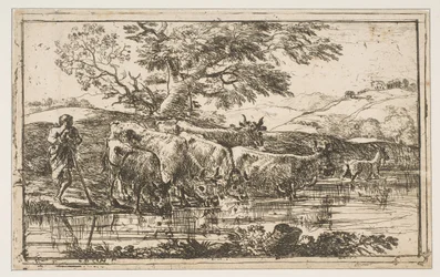 Il gregge al luogo di abbeveraggio, 1635