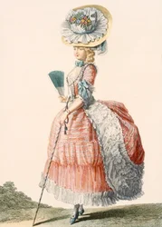 Abito da passeggio per signore, inciso da Dupin, tavola da 
