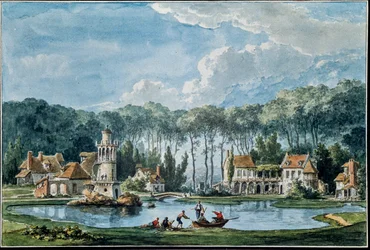 Vista del giardino, da 