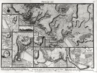 Fol.66 Mappa di Saintonge, da Recueil des Plans de Saintonge