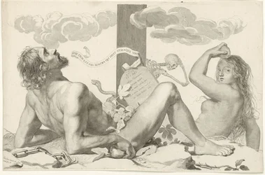 Adamo ed Eva ai piedi della croce