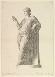 Statua antica della Musa Talia