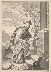 Minerva istruisce il Delfino, 1640