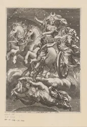 Personificazione della Luna sul suo carro