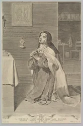 Santa Teresa in preghiera