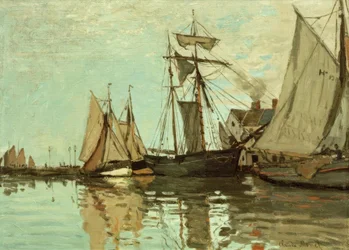 Barche nel porto di Honfleur