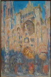 Cattedrale di Rouen. Effetto del sole, fine giornata
