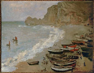 Etretat: la spiaggia e il porto d