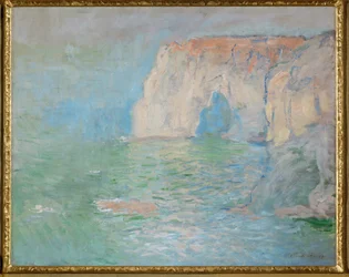 Etretat: la Manneporte, riflessi sull