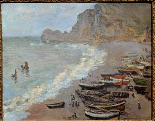Etretat: la spiaggia e la porta d
