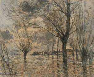 Inondazione della Senna a Vétheuil