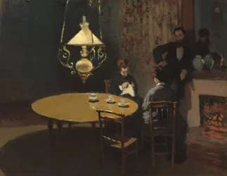 Interno, dopo la cena