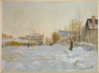 Neve ad Argenteuil (olio su tela)