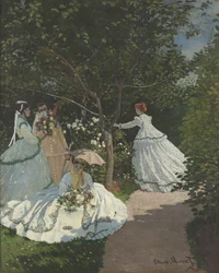Signore nel giardino
