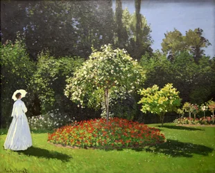 Signora nel giardino