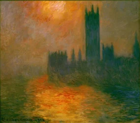 Il Parlamento, tramonto
