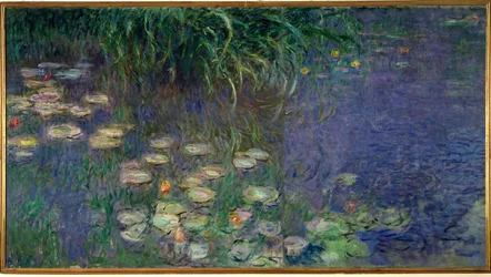 Les Nympheas (olio su tela)