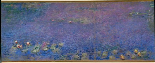 Les Nympheas: matin (olio su tela)