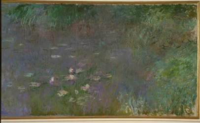 Les Nympheas: matin (olio su tela)