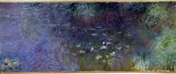 Le ninfee: mattino. Dettaglio. Dipinto di Claude Monet (1840-1926) 1914-1926. Parigi, Museo dell