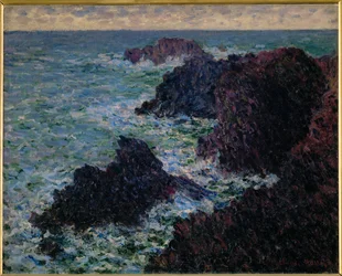 Le rocce di Belle-Ile, la costa selvaggia (olio su tela)