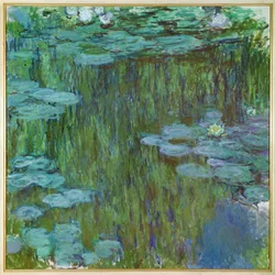 Ninfe a Giverny (olio su tela)