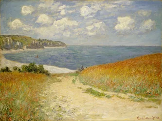 Sentiero nel grano a Pourville, 1882