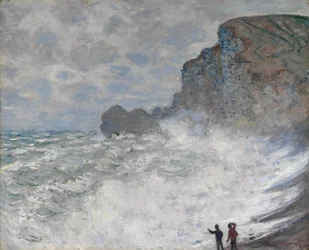 Tempo burrascoso a Étretat, 1883