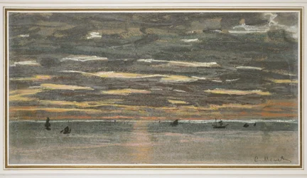 Tramonto sul mare, 1865-1870