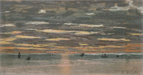 Tramonto sul mare, 1865-1870