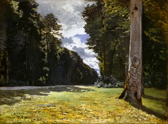 La strada di Chailly attraverso la foresta di Fontainebleau