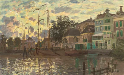 La diga a Zaandam, sera, 1871