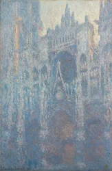 Il Portale della Cattedrale di Rouen in Luce Mattutina