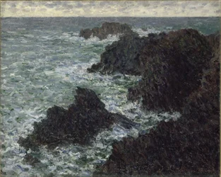 Le rocce a Belle-Ile, La costa selvaggia, 1886