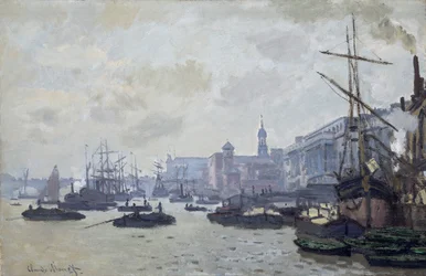 Il Tamigi a Londra, 1871