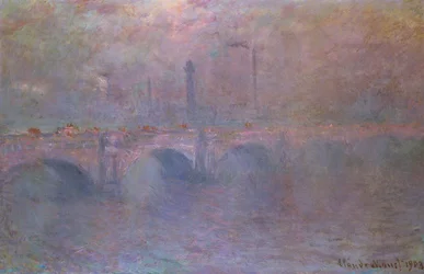 Il Tamigi al Ponte di Waterloo, 1903