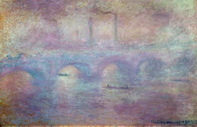 Il ponte di Waterloo, effetto nebbia, 1903