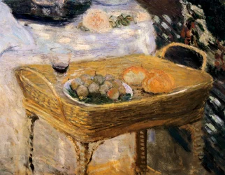 Il pranzo, pannello decorativo che mostra il giardino di Monet ad Argenteuil (dettaglio)