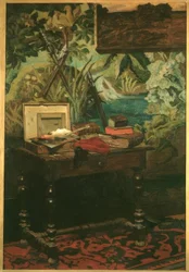 Un angolo di atelier
