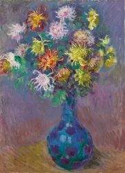 Vaso di crisantemi